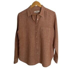 Loft Linen Everyday Pocket Shirt Medium